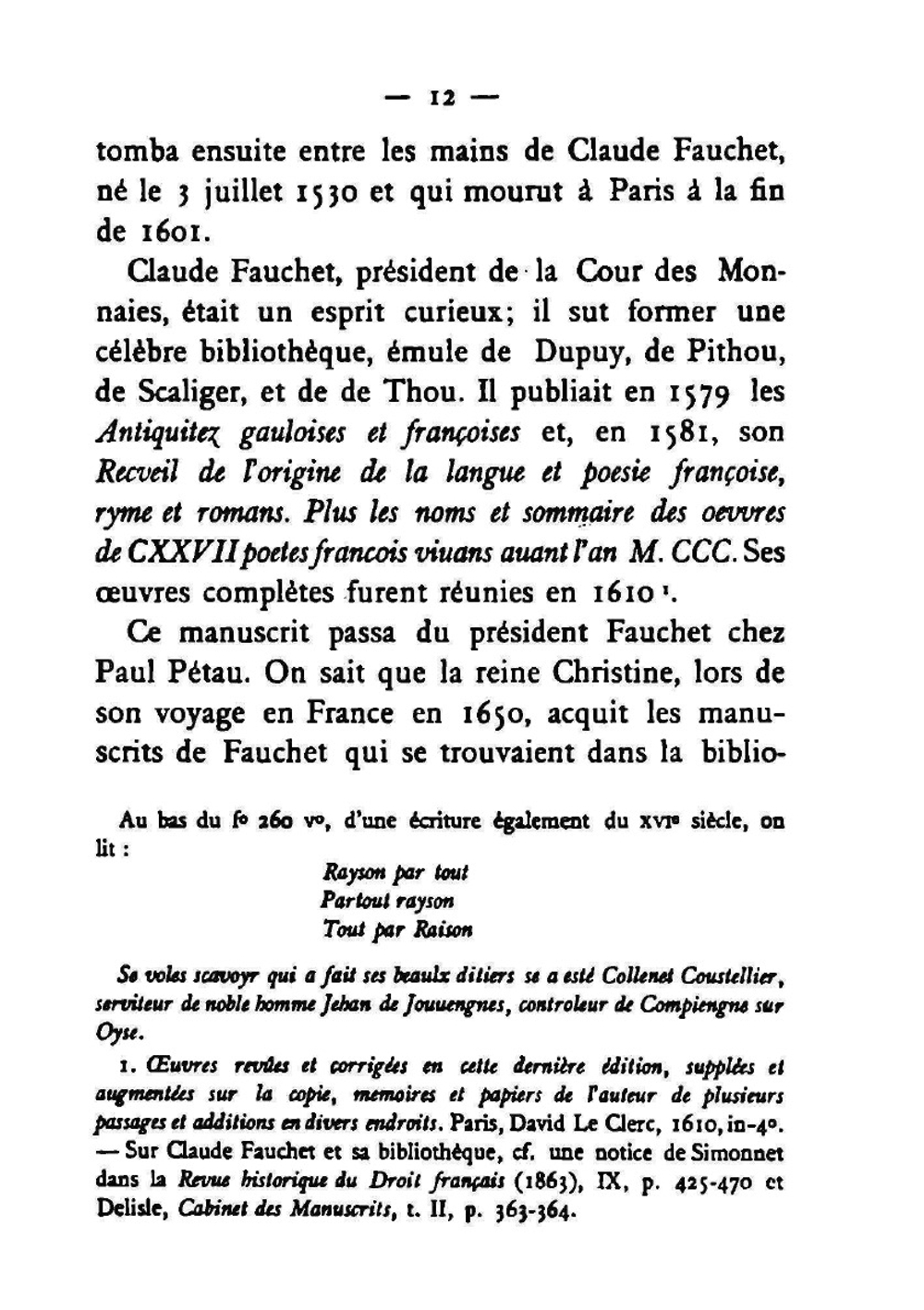 Le Petit Et Le Grand Testament De François Villon. Les Cinq Ballades En Jargon, Et Des Poésies Du Cercle De Villon | François Villon