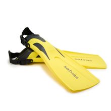 Ласты для плавания SALVAS Hazard Plus Fin BA160MLGGSTS, размер M/L, желтые