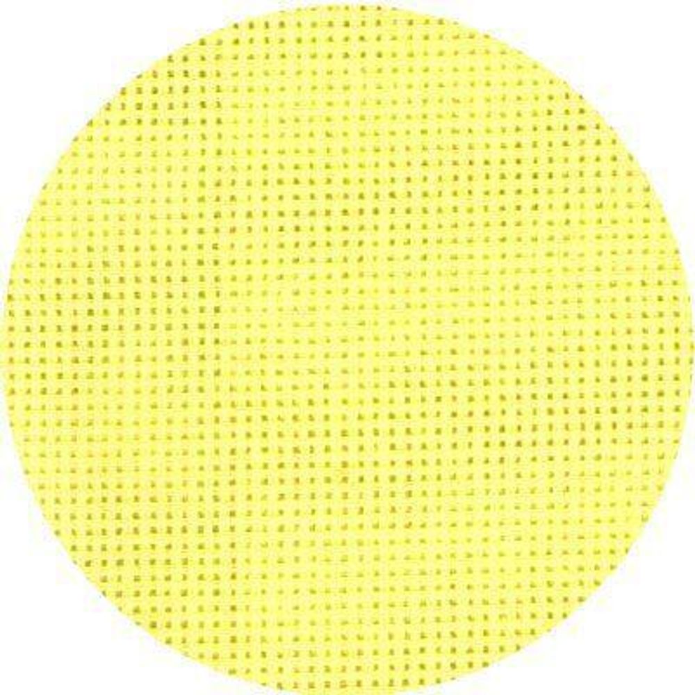 Канва 11, крупная, арт.854 цвет желтый 40х50см (10x44кл)