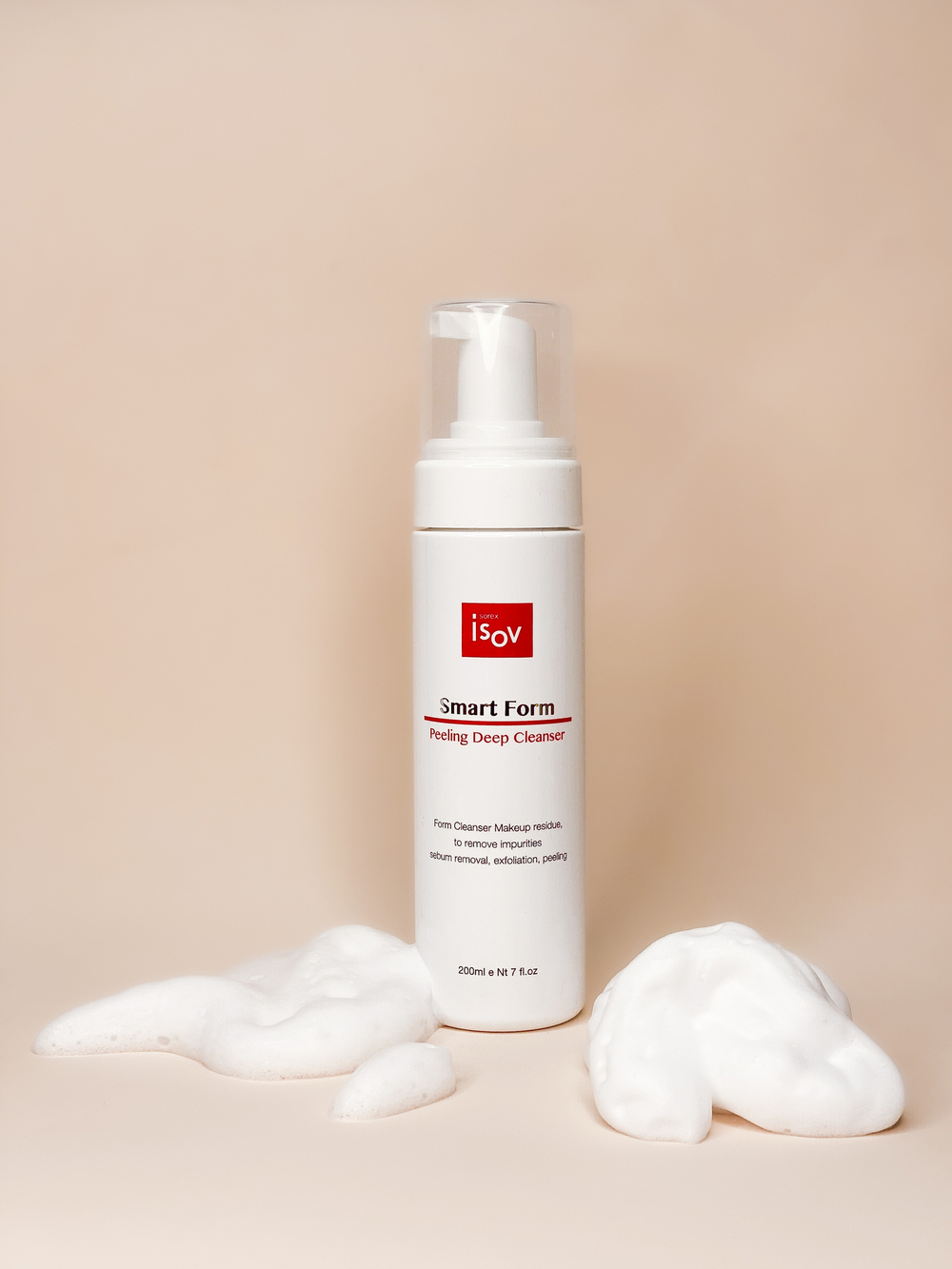 ISOV Sorex Smart Foam Peeling Cleanser Пенка с АНА кислотами, 200 мл