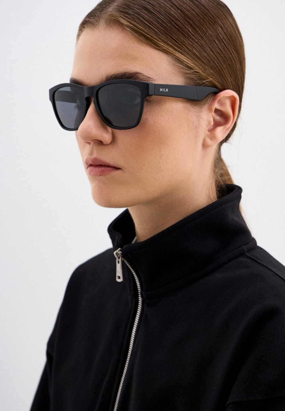 Спортивные очки HILX Unfold Matt Carbon Black / Black Polarized Lens