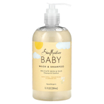 SheaMoisture, детское средство для купания и шампунь с необработанным маслом ши, ромашкой, аргановым маслом, ладаном и миррой, 384 мл (13 жидк. унций)