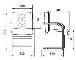 Кресло для руководителя " PARMA C LX "