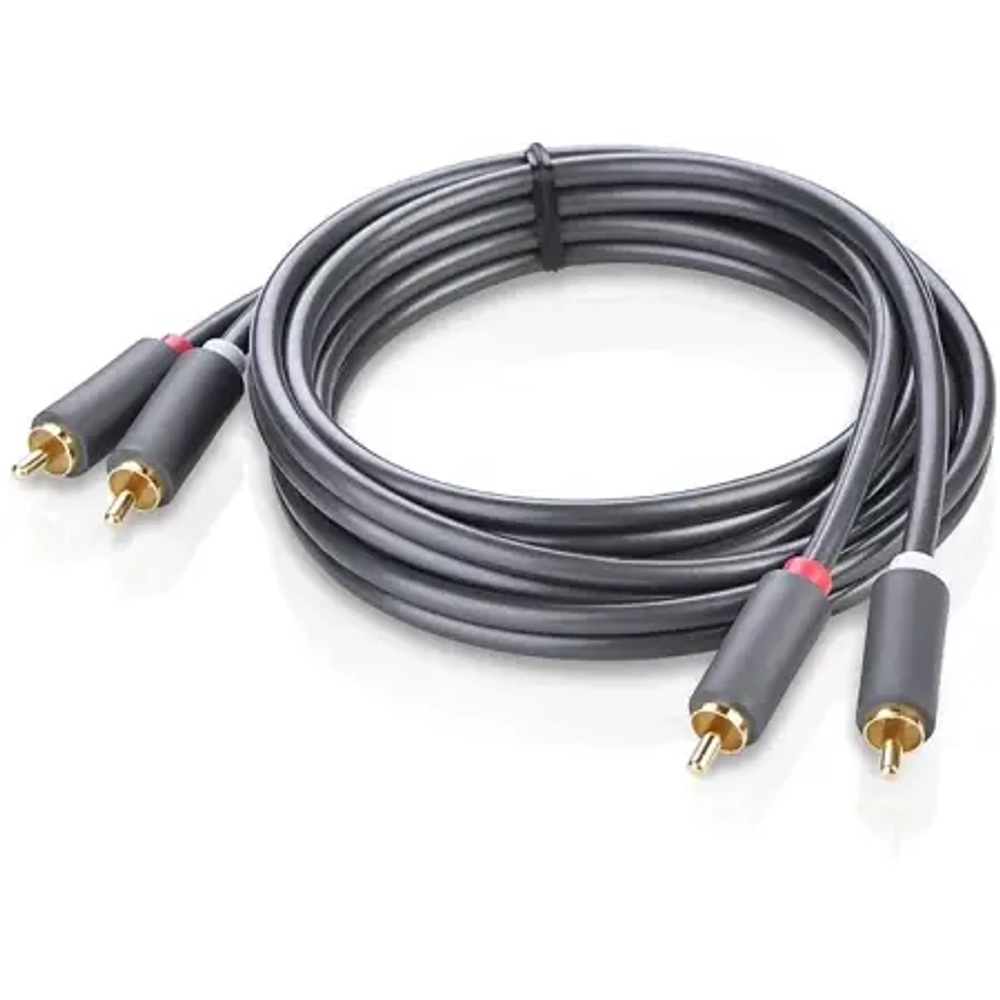 Кабель 2RCA - 2RCA тюльпаны 2m UGREEN 10518