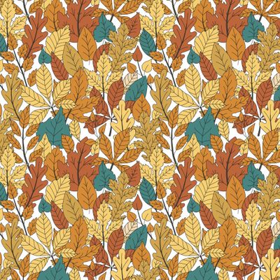 Осенние листья, принт листопад