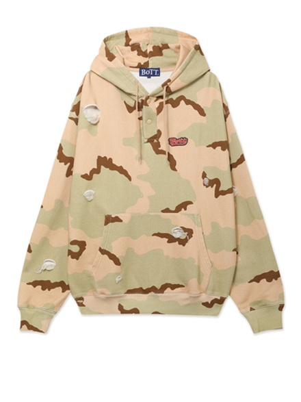 Мужская Толстовка Henley-neck Camo
