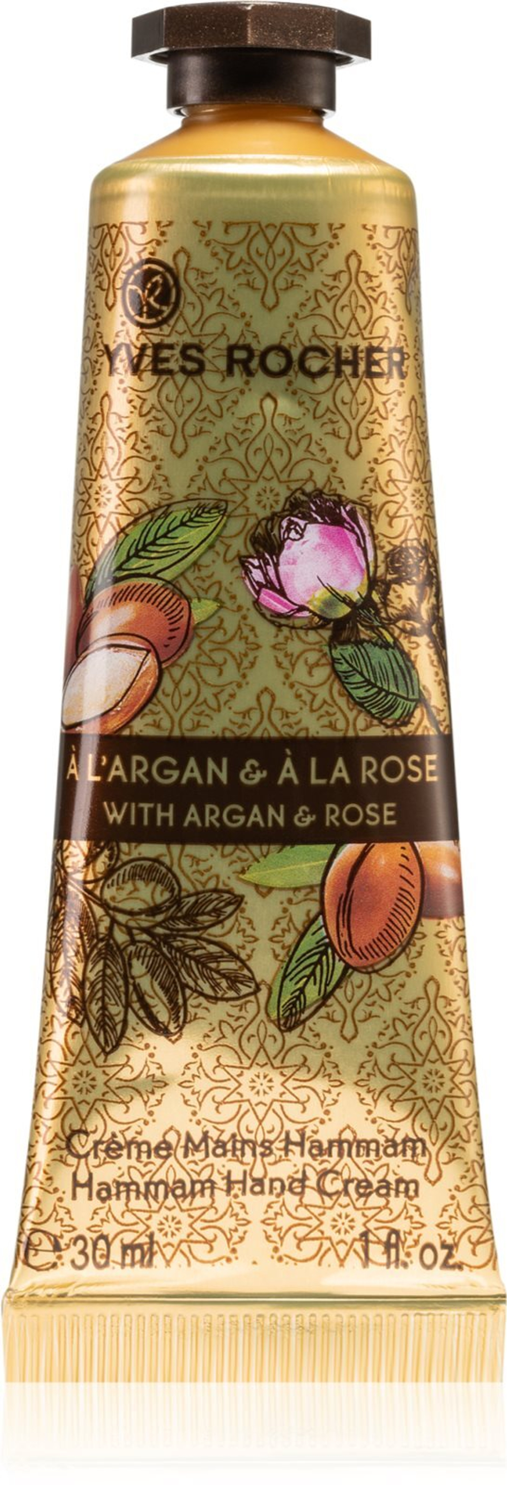 Yves Rocher Argan & Rose - крем для рук и ногтей /   30  ml  / GTIN 3660005099620