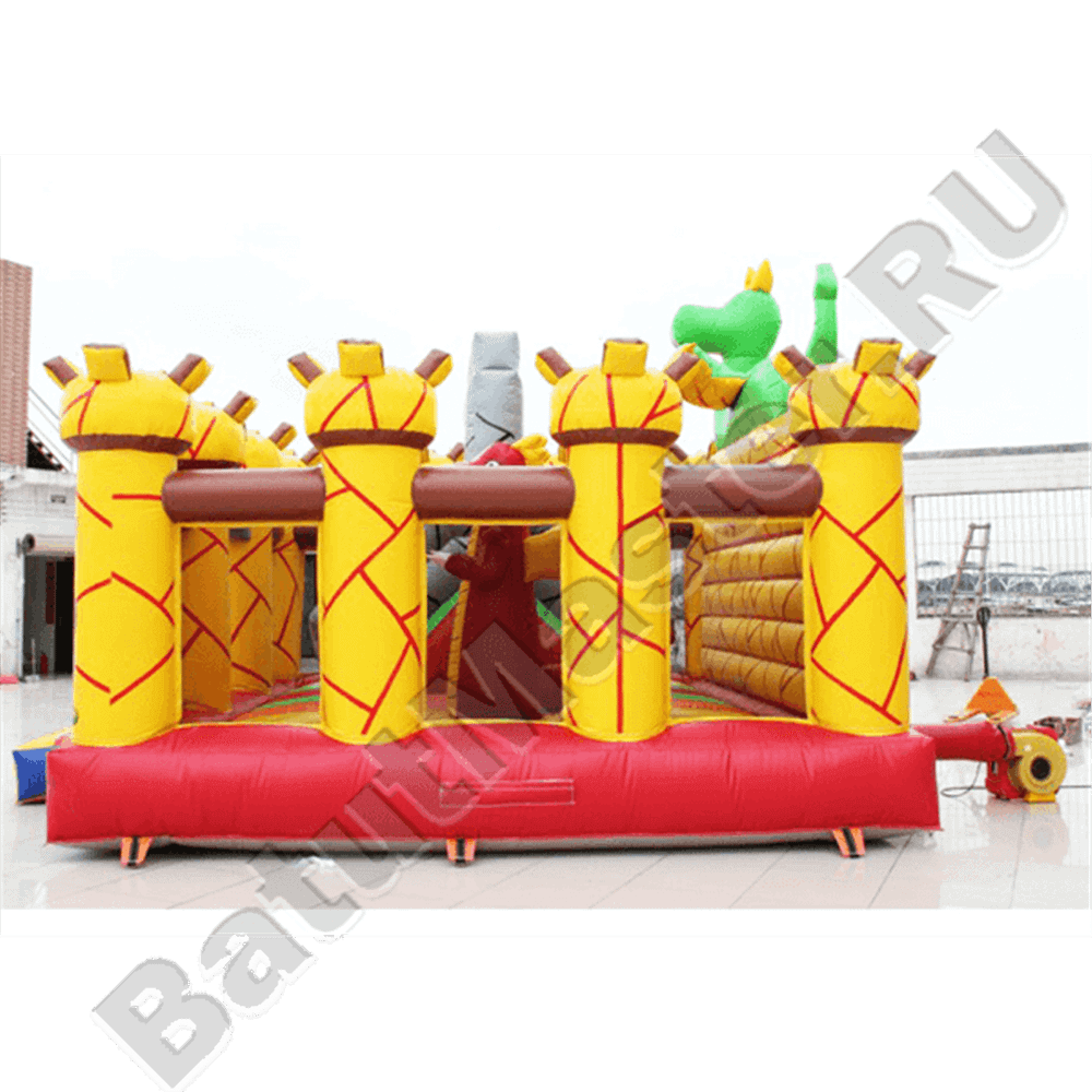 Коммерческий надувной батут "Замок дракона"