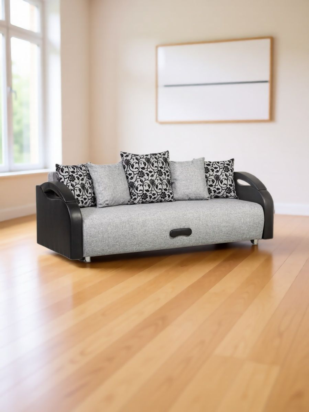 Диван прямой Юпитер Аслан серый