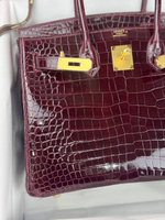 Сумка Hermes из кожи крокодила