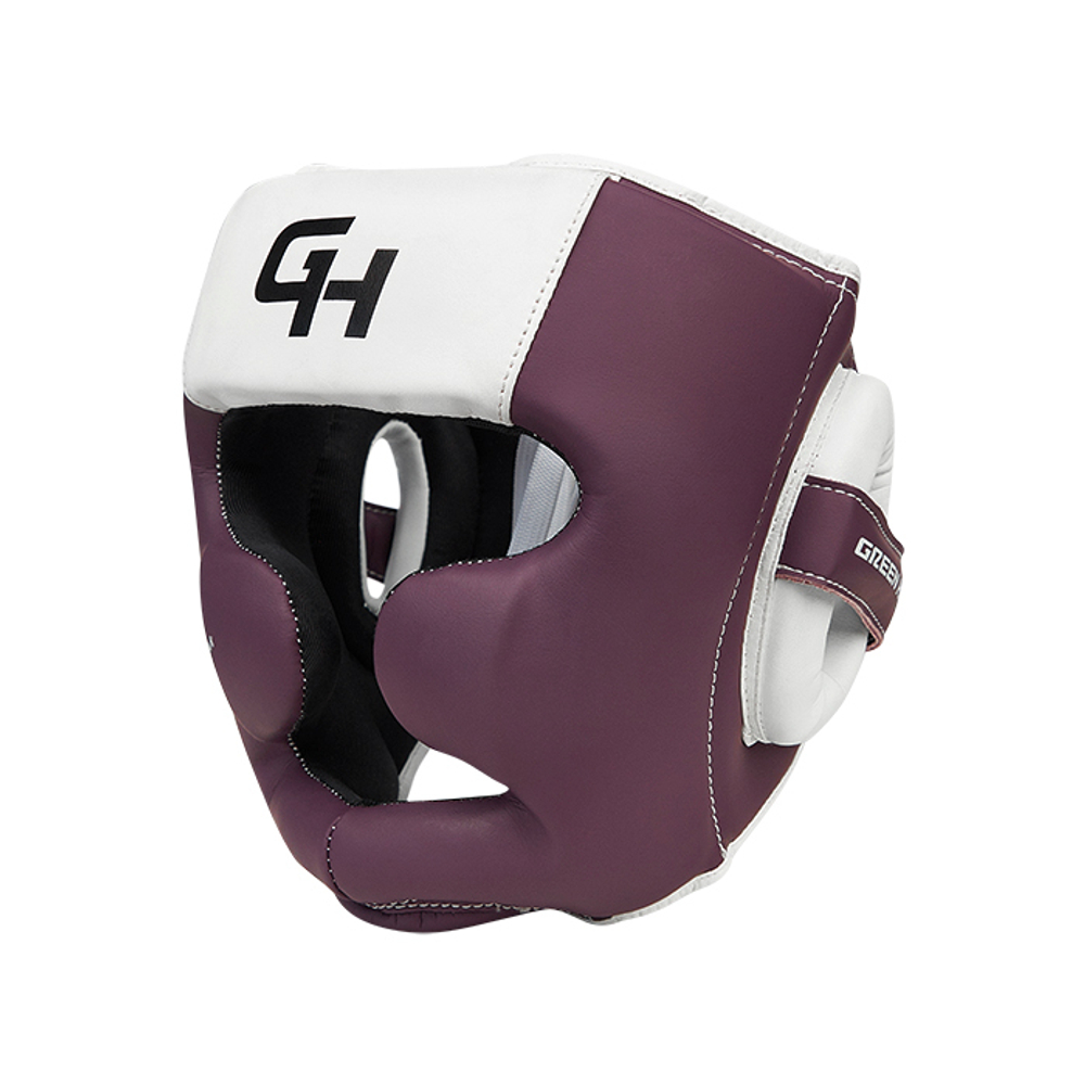 CNHGKF-550 Боксерский шлем Force Full Face KK Фиолетово-белый
