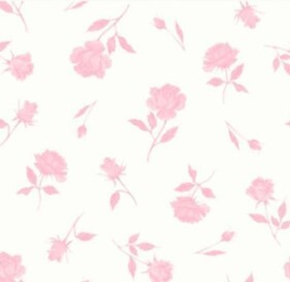 Josephine, платье мини из молочного шифона со средними светло-розовыми цветами
