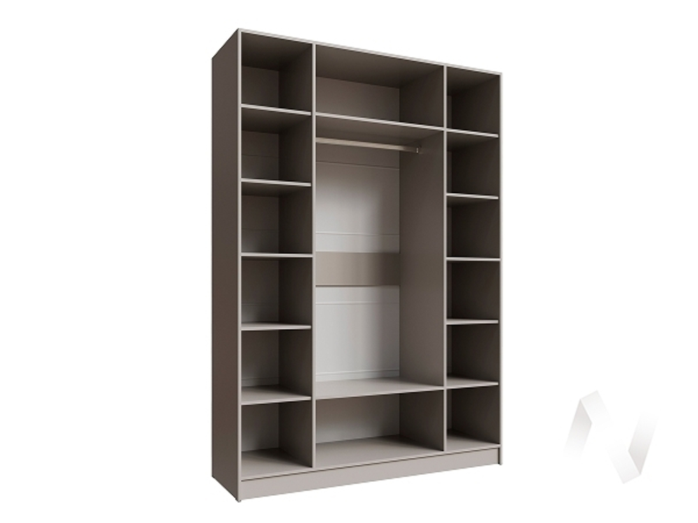 Шкаф Мадрид 1;6 с зеркалом (кашемир)