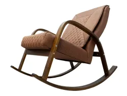 Массажное кресло качалка FUJIMO CAROLINE F2001 TCF белый,шоколад,серый