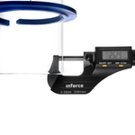 Цилиндр мерный стеклянный с носиком, 2000 мл, с шестигранным пластиковым основанием