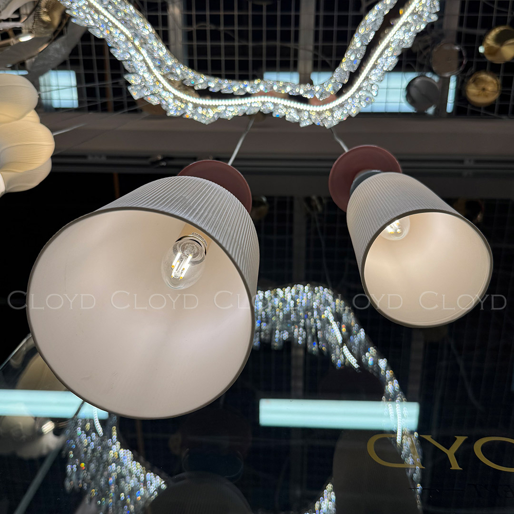 Подвесной светильник Cloyd LOTTIE-E P1 / Ø15 см - керамика - золото (арт.11894)