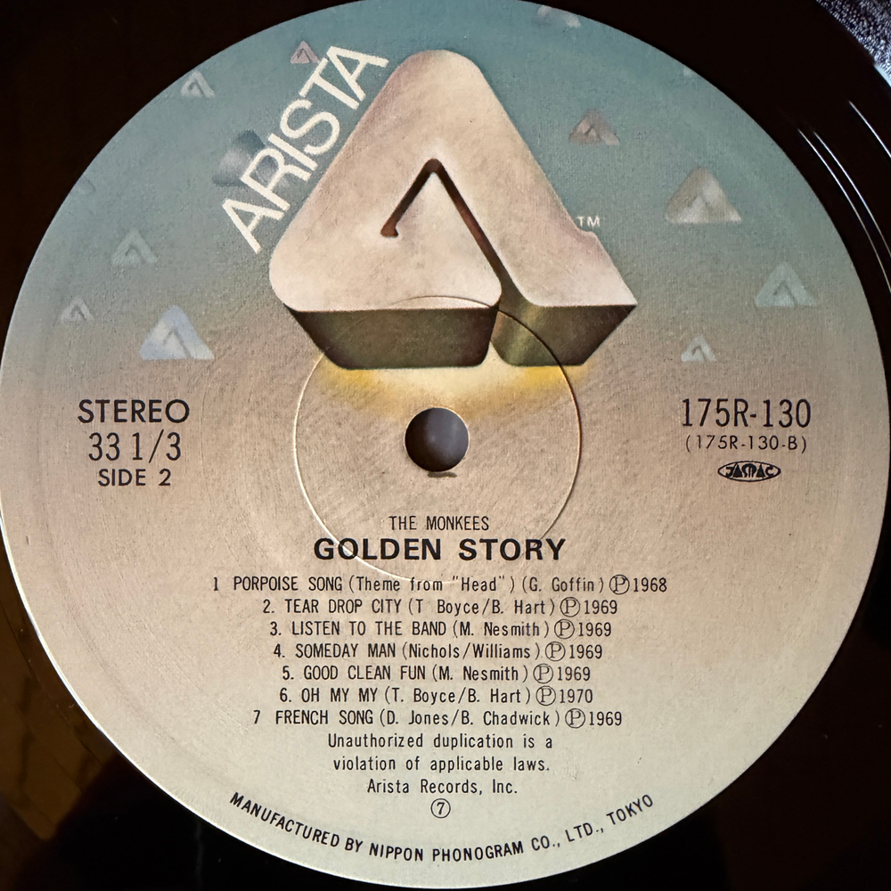 Виниловая пластинка The Monkees ‎– Golden Story 2LP
