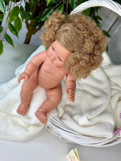 Кукла D Nenes виниловая 34см Lean без одежды (054053W)