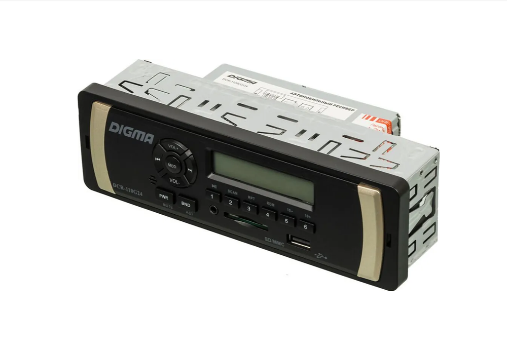 Автомагнитола Digma DCR-110G24 (24V)