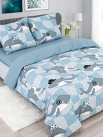 Постельное белье 1 5 спальное, бязь, 100% хлопок, 1 наволочка 70х70