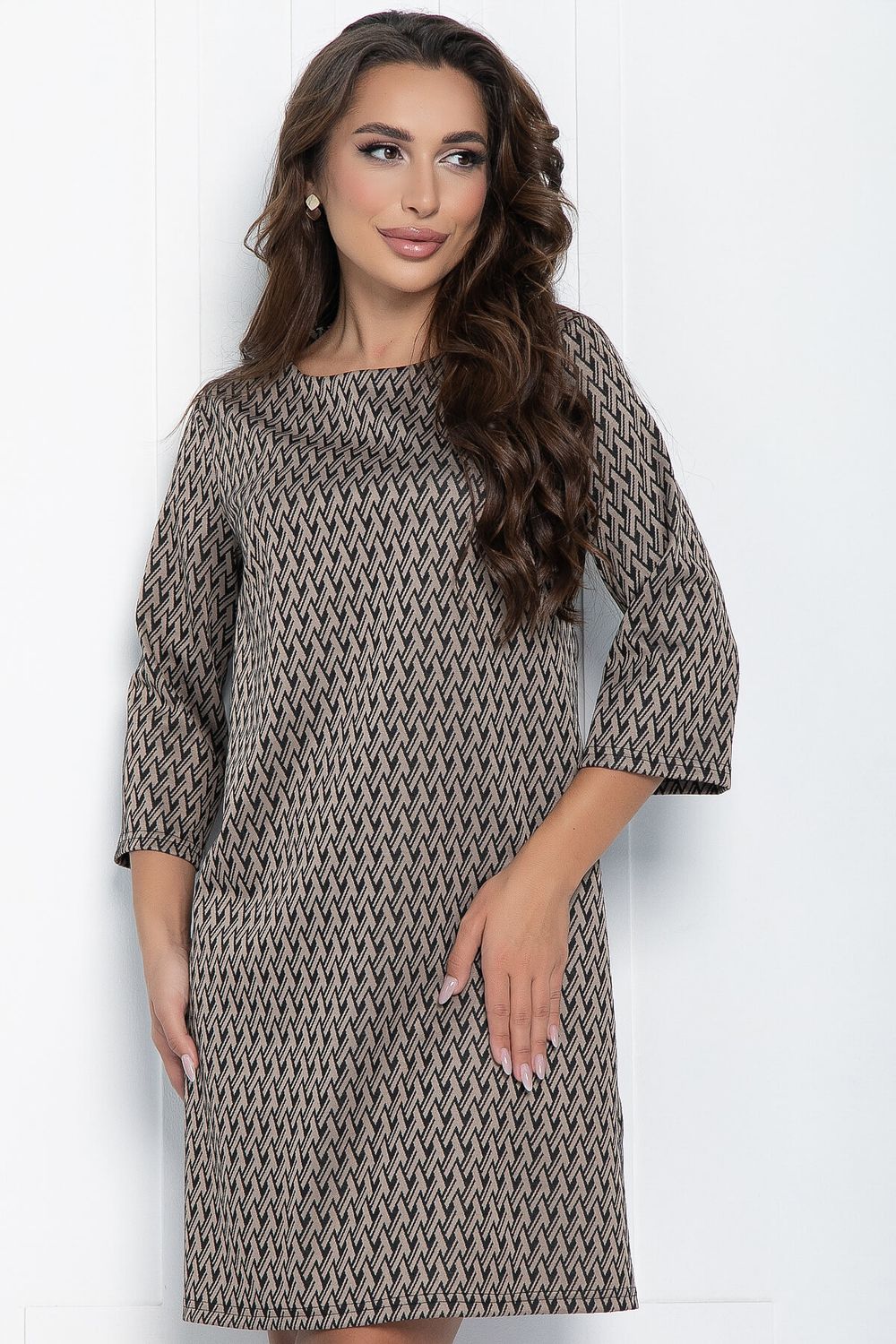 Платье Элиан (коричневое) П11019 LT Collection