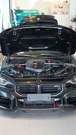 Карбоновая губа, канарды, накладки на зеркала и боковые юбки для BMW M2 G87 2023+ БМВ тюнинг