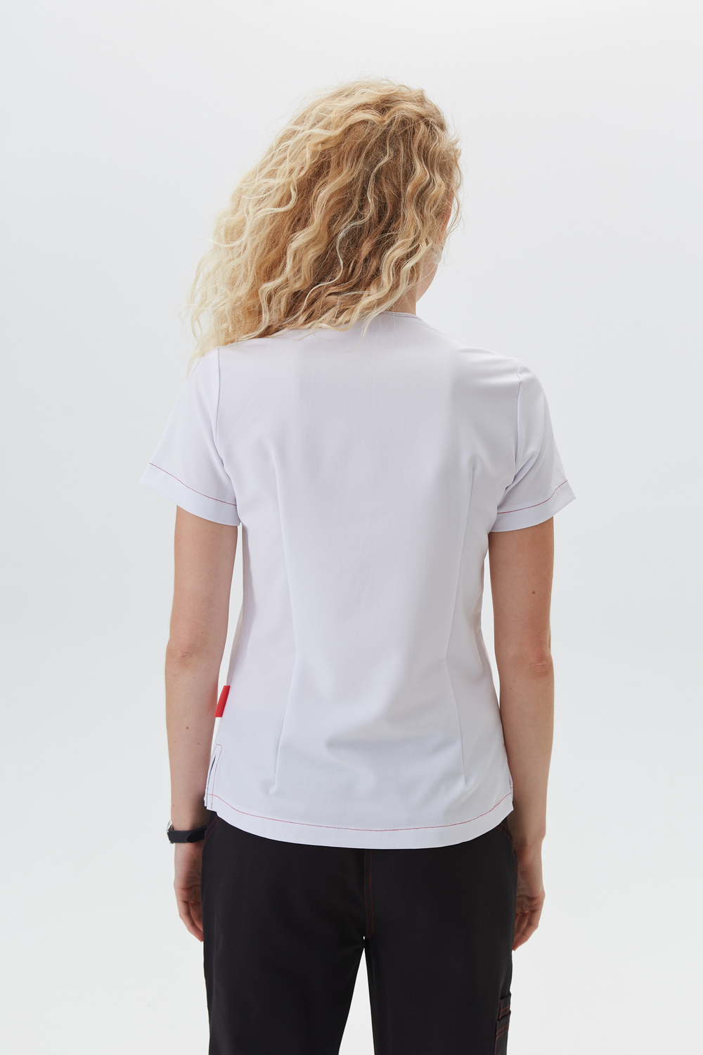 Топ медицинский женский Лаконико, белый