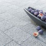 Тротуарная плитка Steingot Плита, цвет  Bianco Nero, Premium, 600х300х80, толщина 80 мм