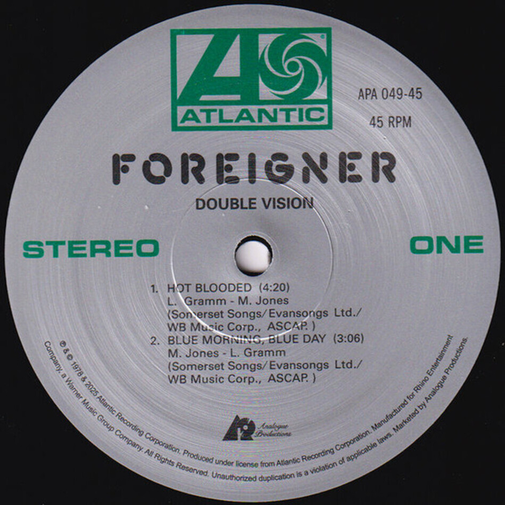Foreigner / Double Vision (2LP)