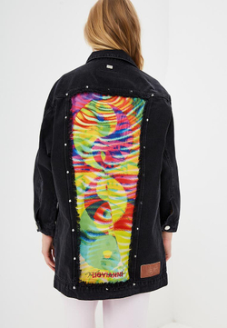 LIGVIANNI Джинсовая куртка Denim Jacket The Yin-Yang