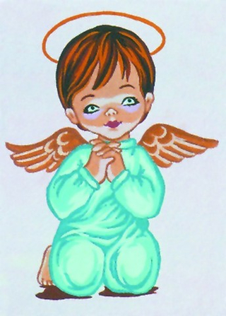 "Ангел"-6014 канва с рисунком