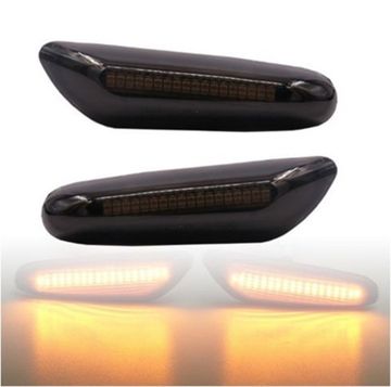 Фонарь повторителя поворота в крыле светодиодный в сборе BMW E36, E46, E60, E90, X5 E53, X3 E83, X1 E84 – БЕГУЩИЙ режим