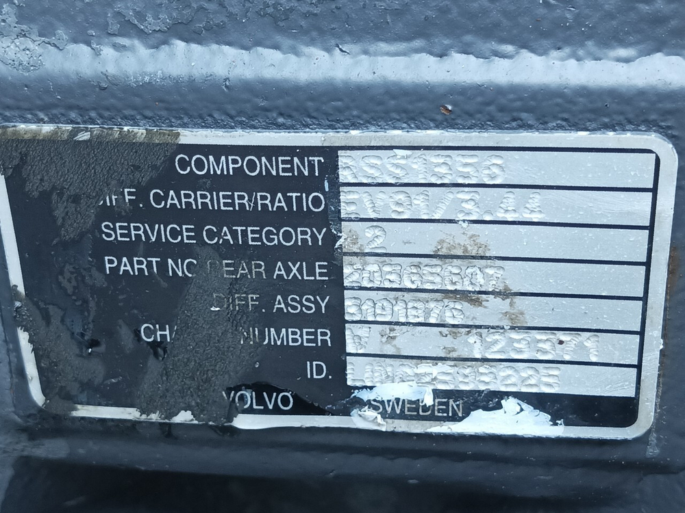 Редуктор заднего моста EV91 RSS1356 3.44 2018г.