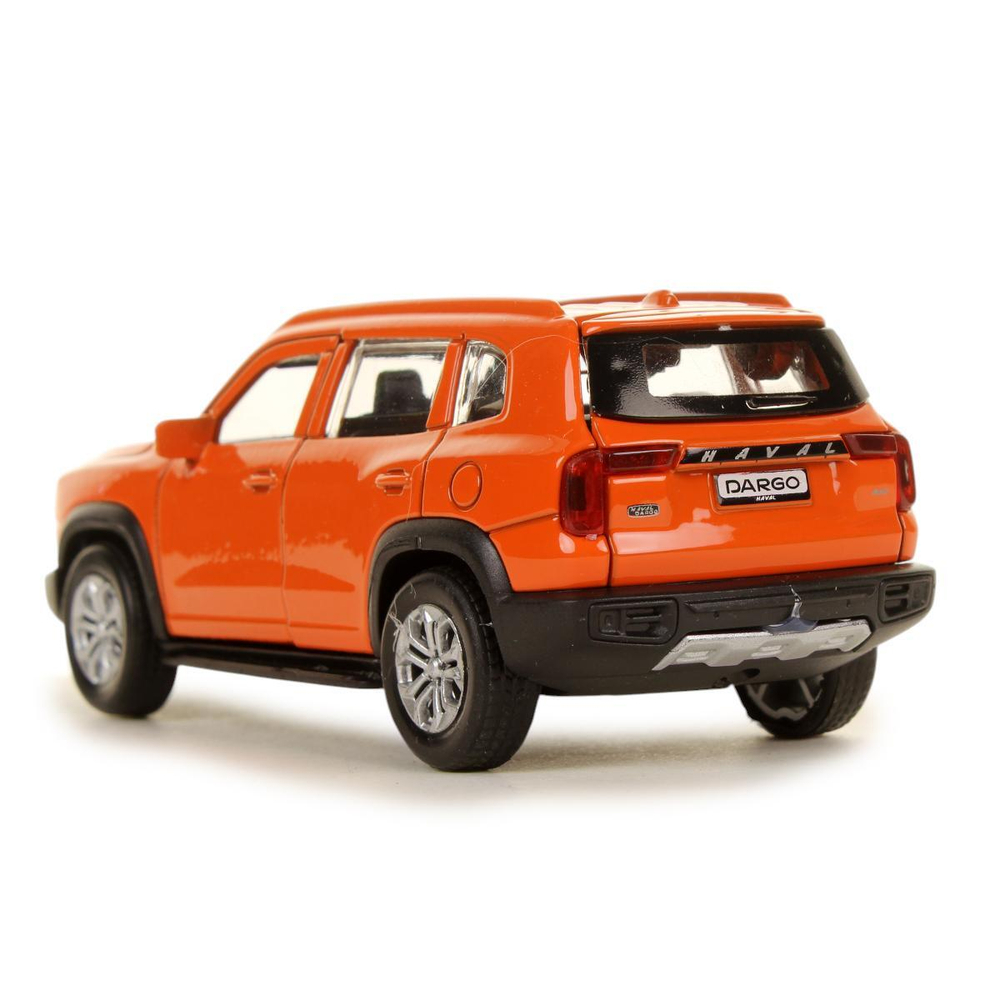 Модель ин. мет. "Haval Dargo" 12см, дв, багаж, терракотовый, в коробка DARGO-12-TK (Технопарк)