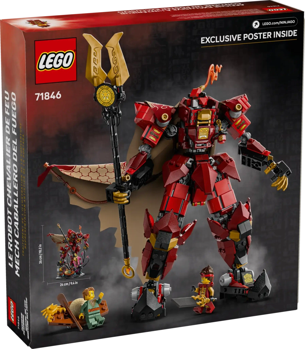 Конструктор LEGO Ninjago 71846 Боевой робот Рыцарь огня