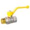 Кран шаровой латунный для газа LD Pride 47.40.В-Н.Р GAS Ду 40 Ру 25 (рычаг с бир.)