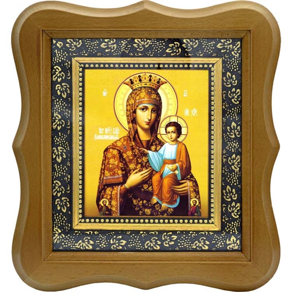 Самонаписавшаяся (Продромитисса, Ясская, Молдавская Афонская) икона Божьей Матери. Икона на холсте.