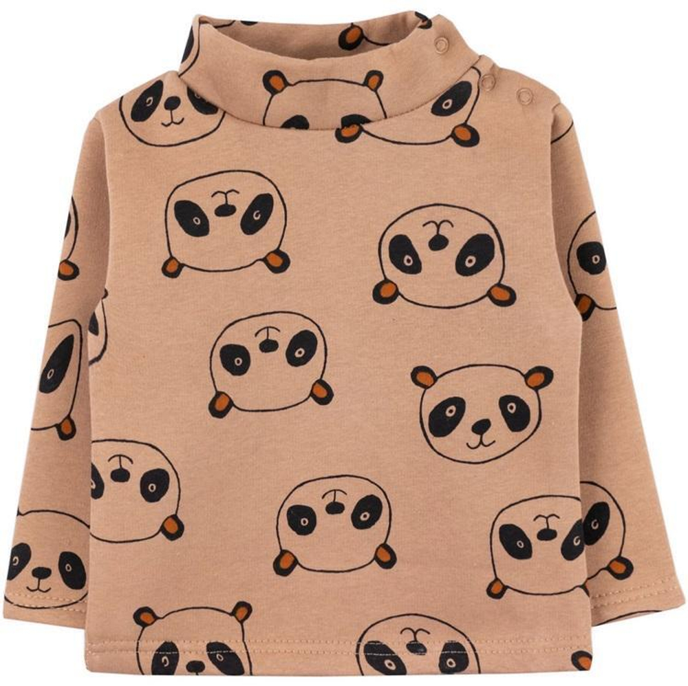 Толстовка для девочек футер 3х нитка начёс 0460340403 р.80-86 коричневый (Юлла)