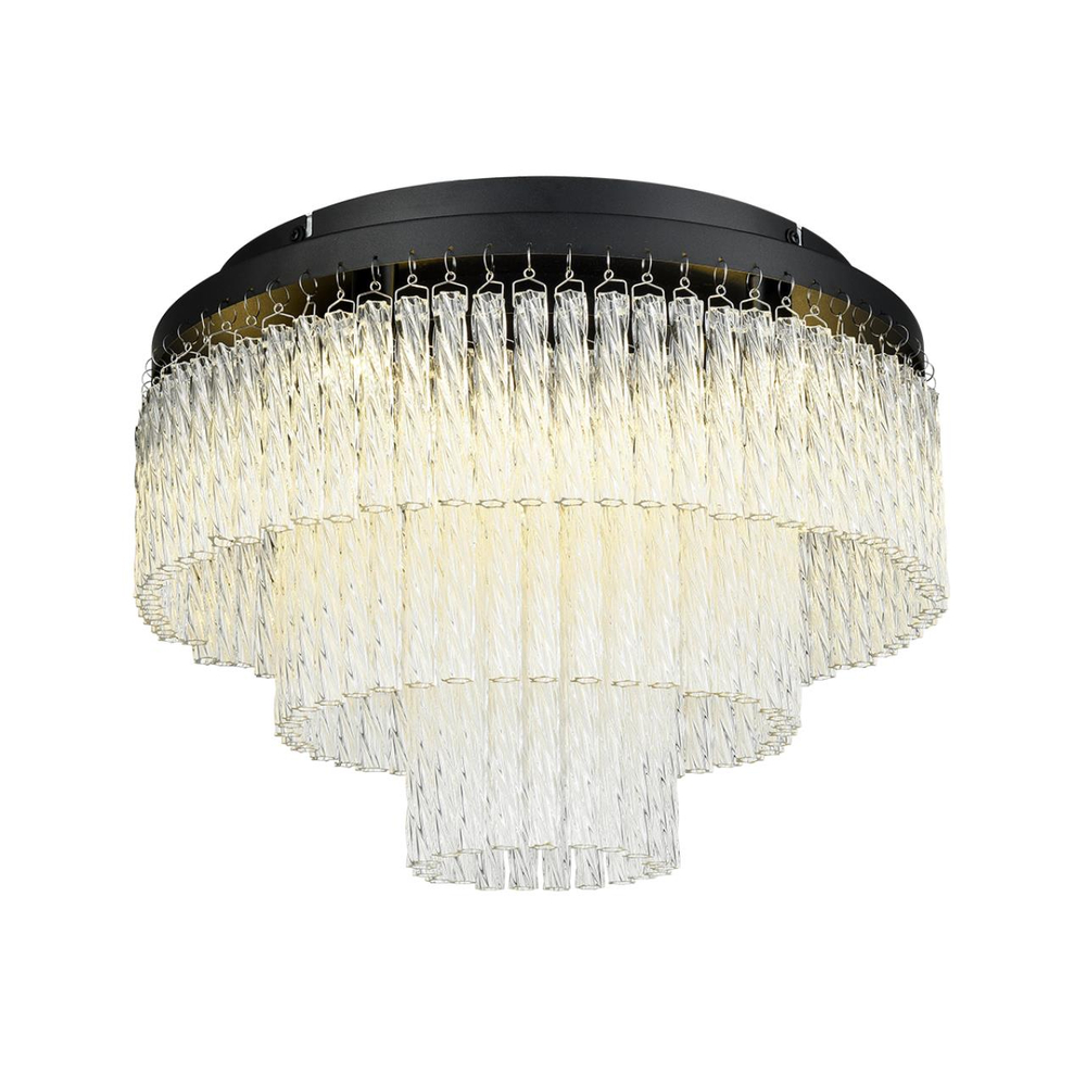 6576/11CR CLASSI LN24 000 черный/прозрачный/металл/стекло Люстра потолочная G9 11*20W 220V SPIRALS