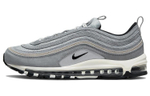 Nike Air Max 97 NH "Metallic Silver" retro sports fashion fabric synthetic leather shock absorption non-slip reflective rebound low-cut casual running shoes men's silver