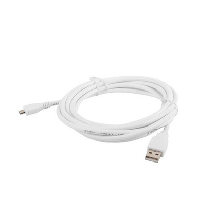 Кабель 3m USB/Micro CyPrime white