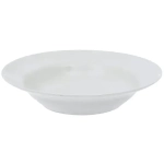 Тарелка фарфоровая глубокая 24см 500мл «Идиллия» Белье