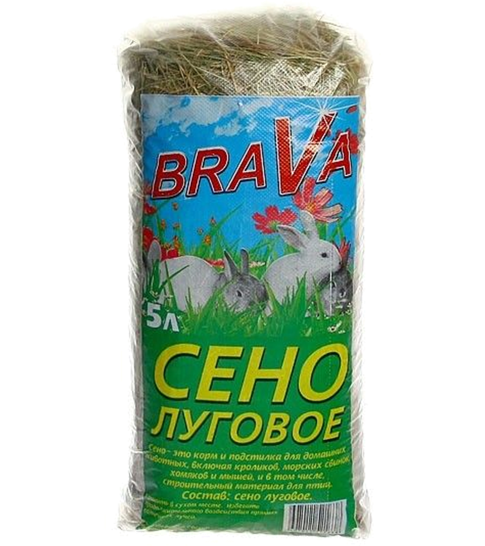 Сено луговое Брава 5л.