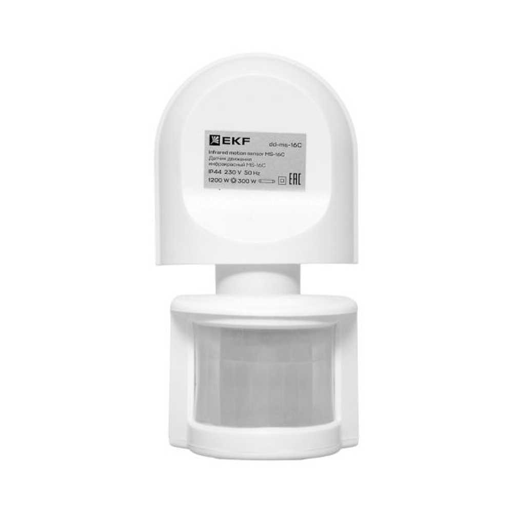 ИК датчик движения наст. 1200Вт 180гр. до 12м IP44 MS-16C EKF PROxima