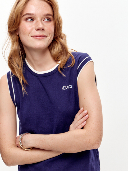 Топ из хлопка и кашемира