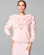 Джемпер ручной вязки "Весенняя сказка"