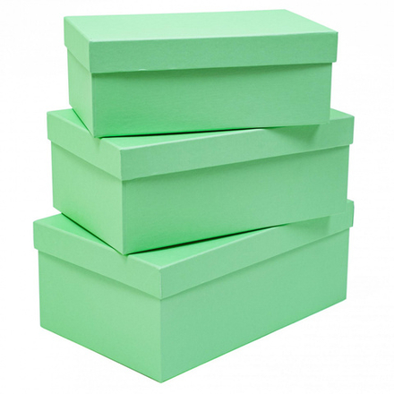 Коробка ПРЯМОУГОЛЬНАЯ МЯТА 23.5*15*9.2
