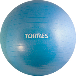 Мяч гимнастический TORRES AL121175BL, диаметр 75см., голубой