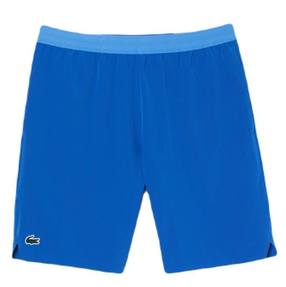 Мужские теннисные шорты Lacoste Tennis x Novak Djokovic Taffeta Shorts - blue