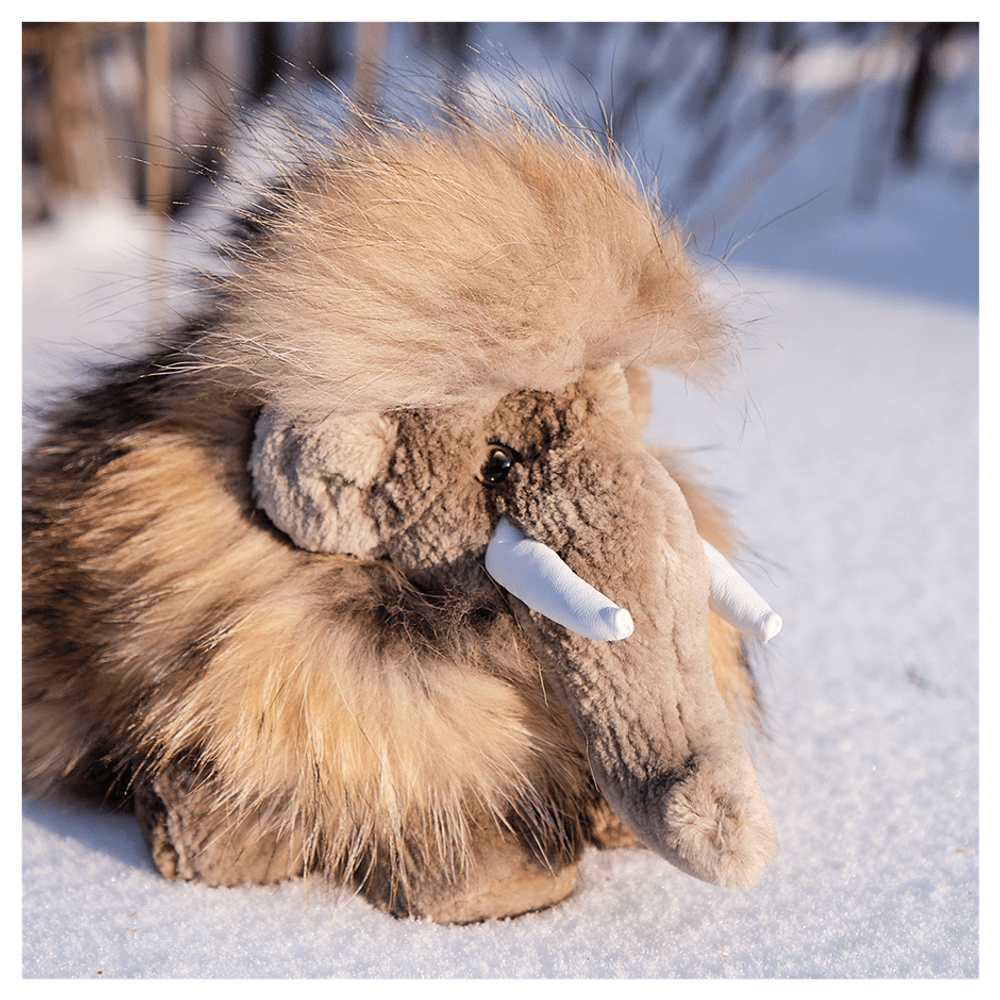 Мягкая игрушка из меха «Мамонтенок»